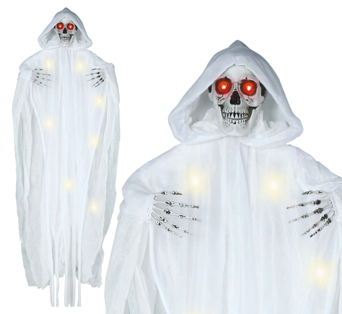 GP29063 – Skelett Hängefigur Halloween Horror – Farbe: Weiß