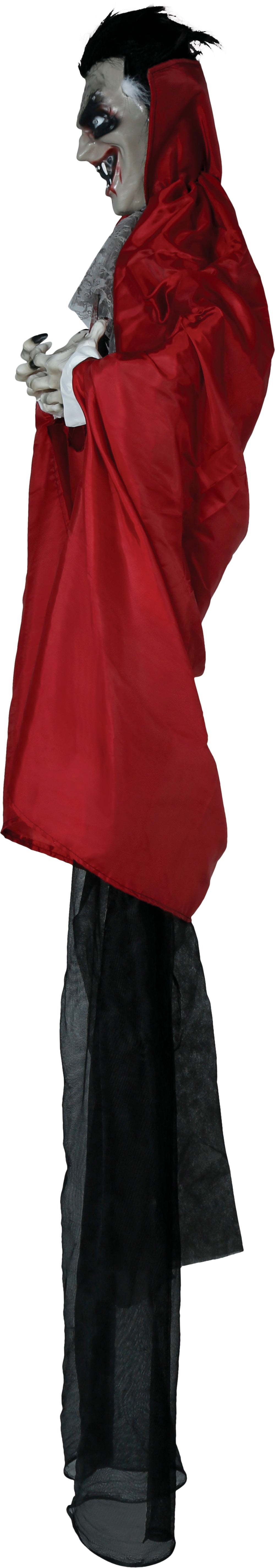 GP29064 – Vampir Halloweenfigur Beweglich Klang – Farbe: Rot / Schwarz