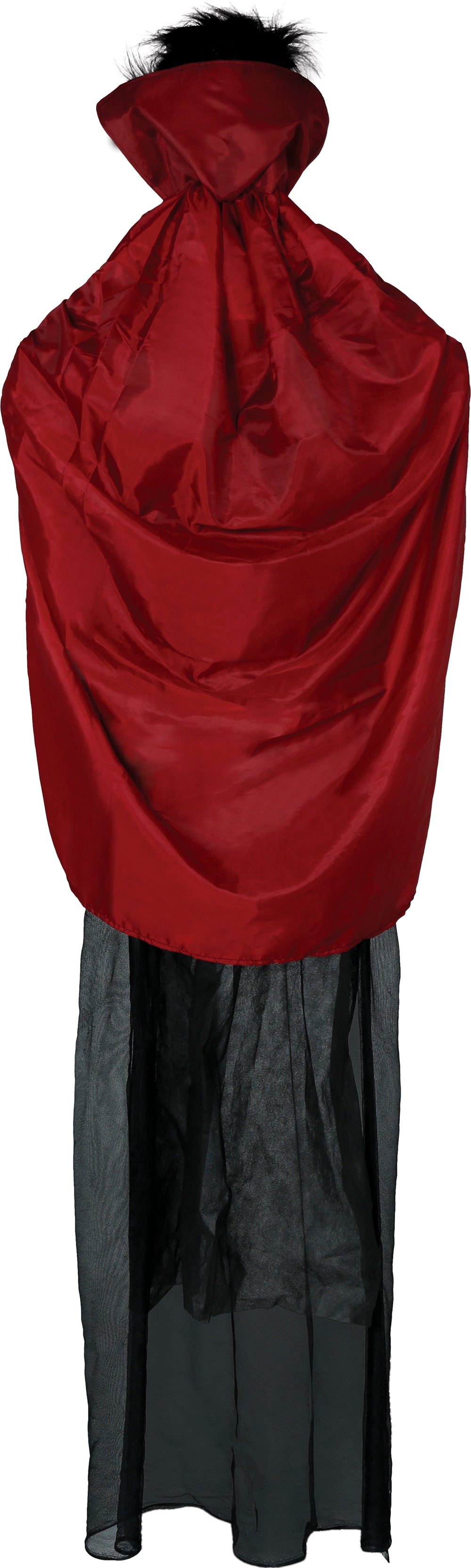 GP29064 – Vampir Halloweenfigur Beweglich Klang – Farbe: Rot / Schwarz