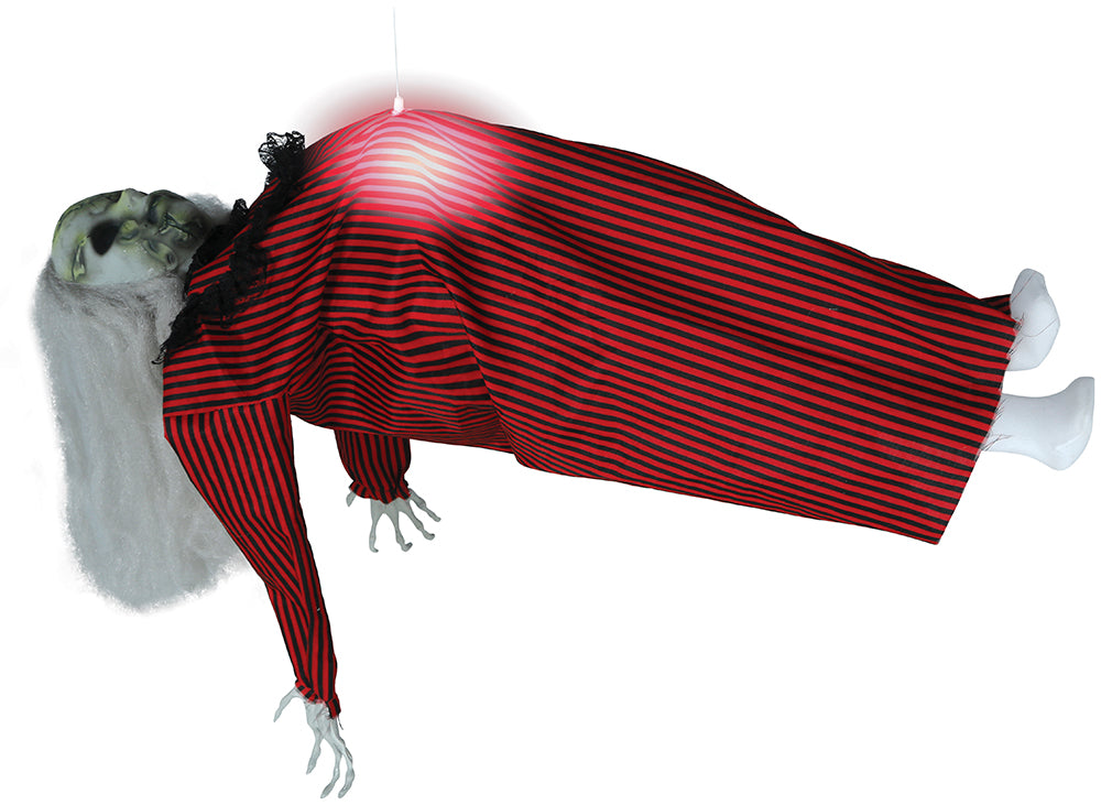 GP29066 – Halloween Schwebende Geisterfrau Dekoration – Farbe: Rot