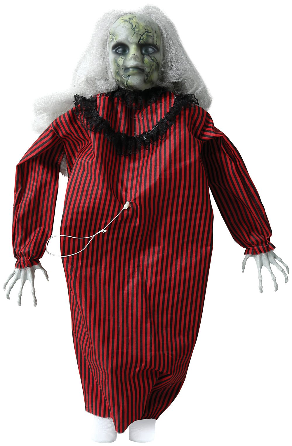 GP29066 – Halloween Schwebende Geisterfrau Dekoration – Farbe: Rot