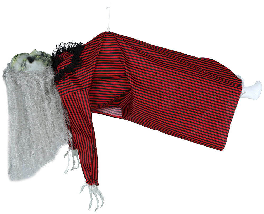 GP29066 – Halloween Schwebende Geisterfrau Dekoration – Farbe: Rot