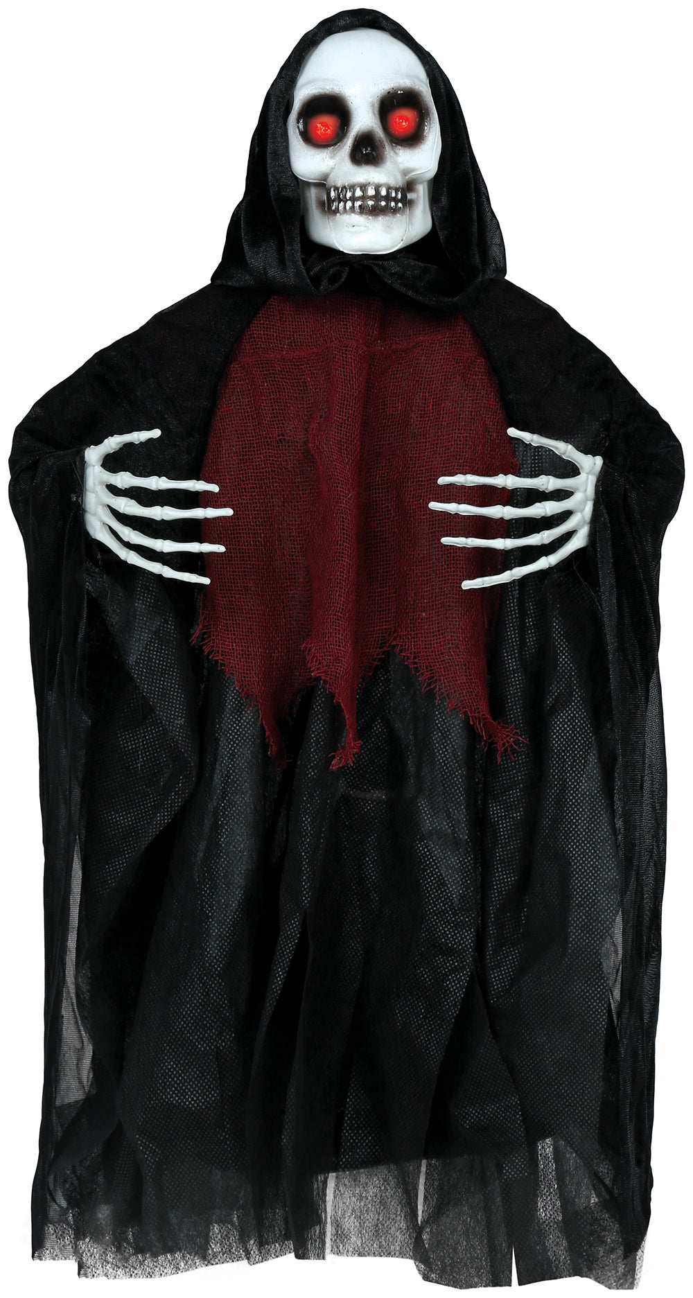 GP29067 – Skelett Grusel Halloween Hängedekoration – Farbe: Rot / Schwarz