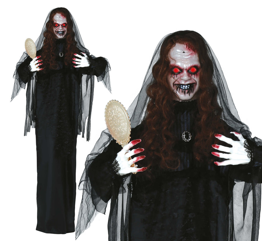 GP29069 – Vampir Halloween Dekofigur Spiegel – Farbe: Schwarz, Ansicht 2