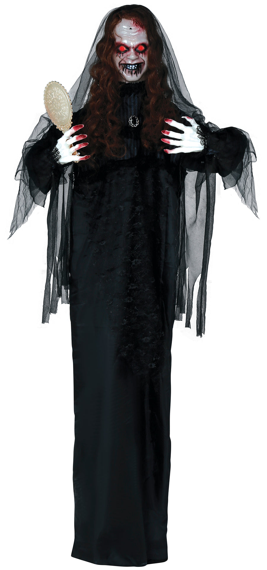 Vampir Halloween Dekofigur Spiegel