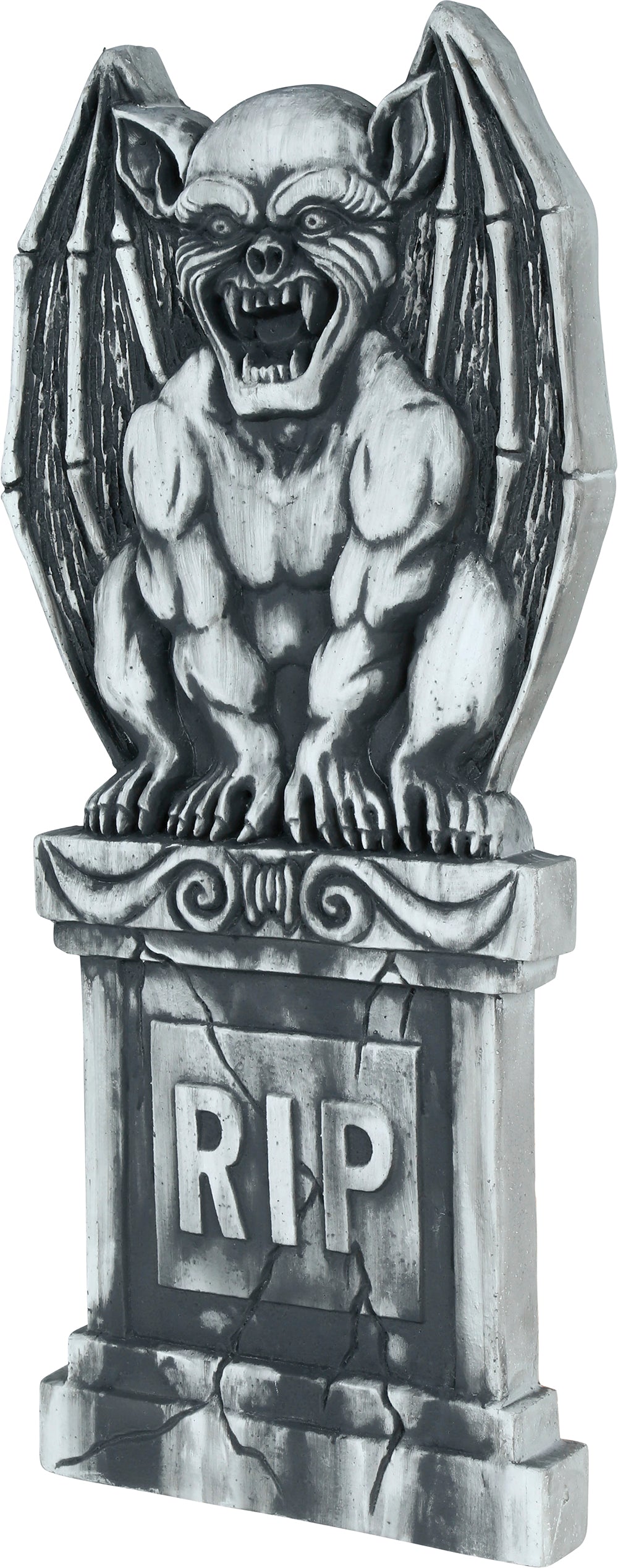 GP29075 – Halloween Grabskulptur Gargoyle Steinfigur – Farbe: Grau