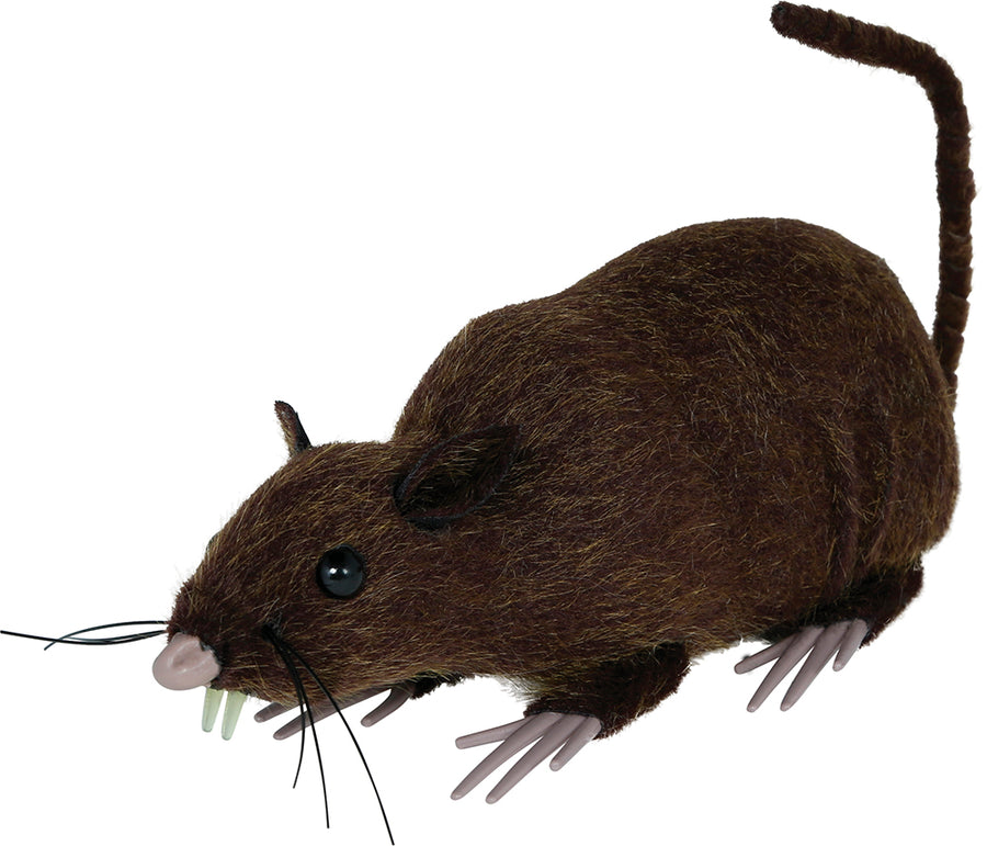 Deko Ratte braun 15 cm