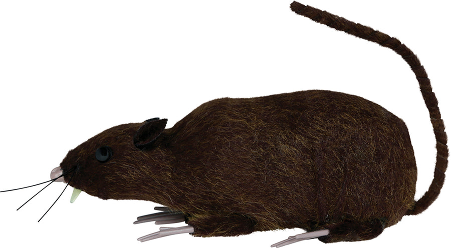 GP29080 – Tiere Halloween Deko Ratte Braun – Farbe: Braun, Ansicht 2