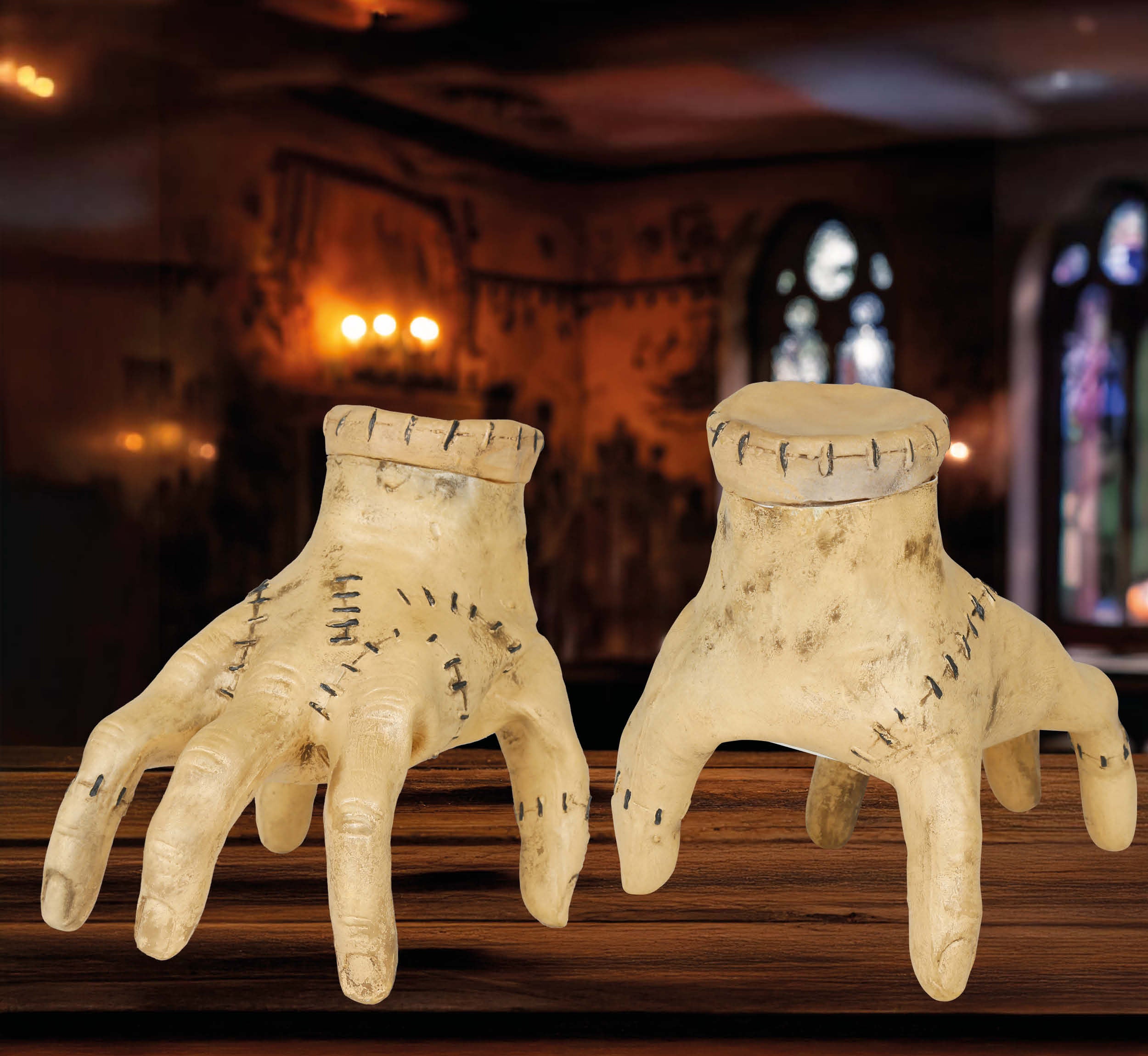 GP29082 – Halloween Animierte Gruselhand Bewegliche – Farbe: Braun