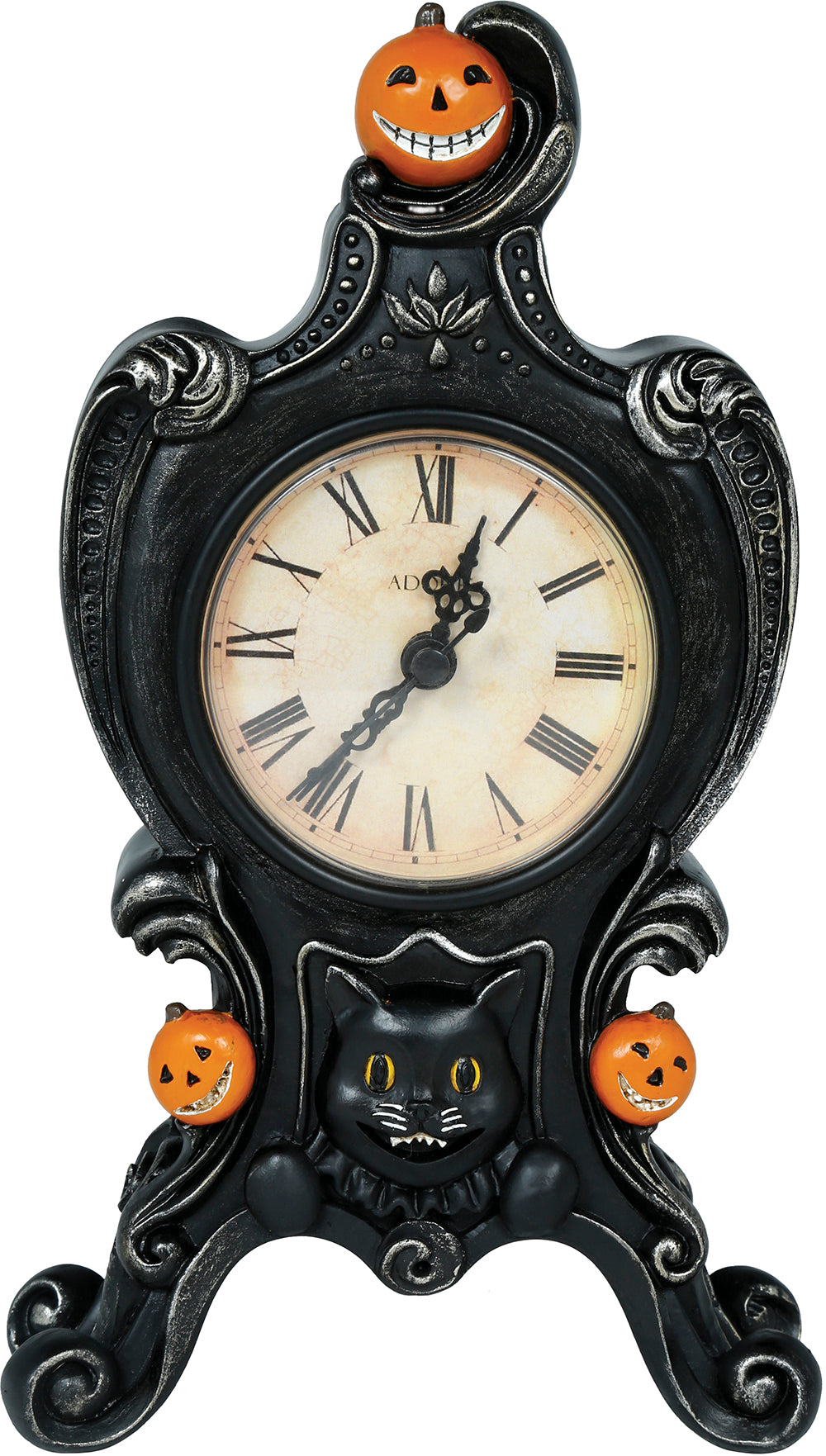 GP29083 – Halloween Gothic Tischuhr Antike Deko – Farbe: Braun