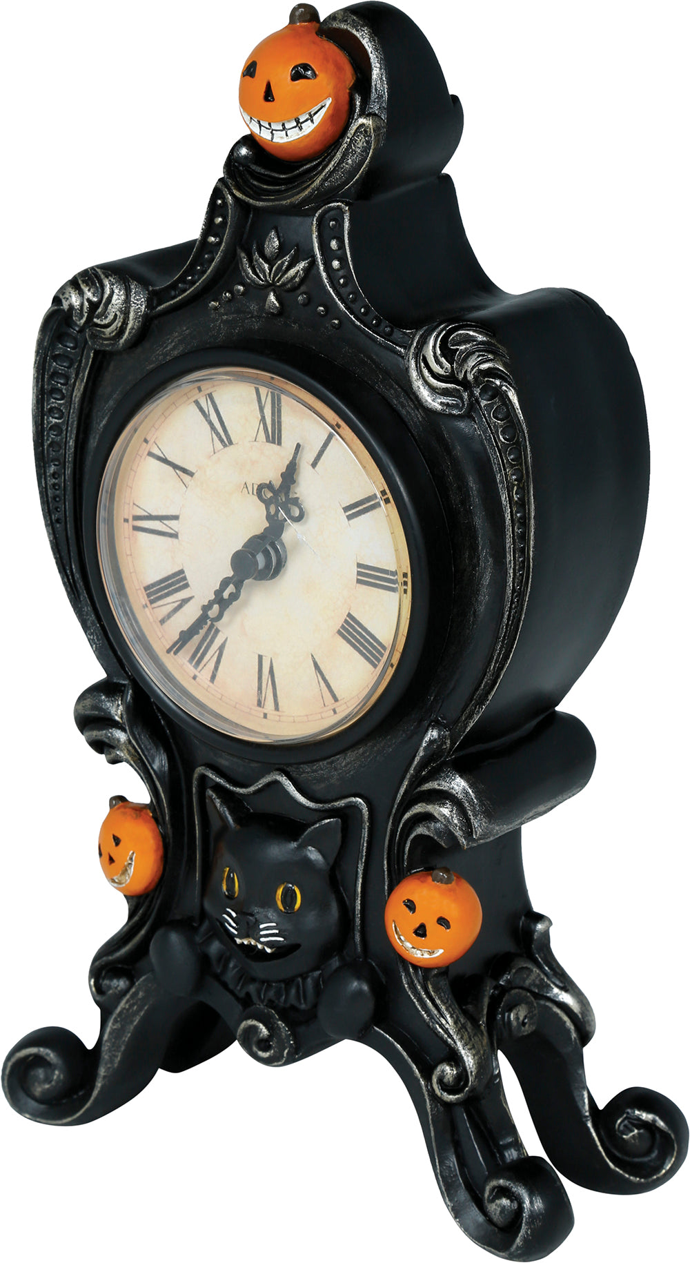 GP29083 – Halloween Gothic Tischuhr Antike Deko – Farbe: Braun