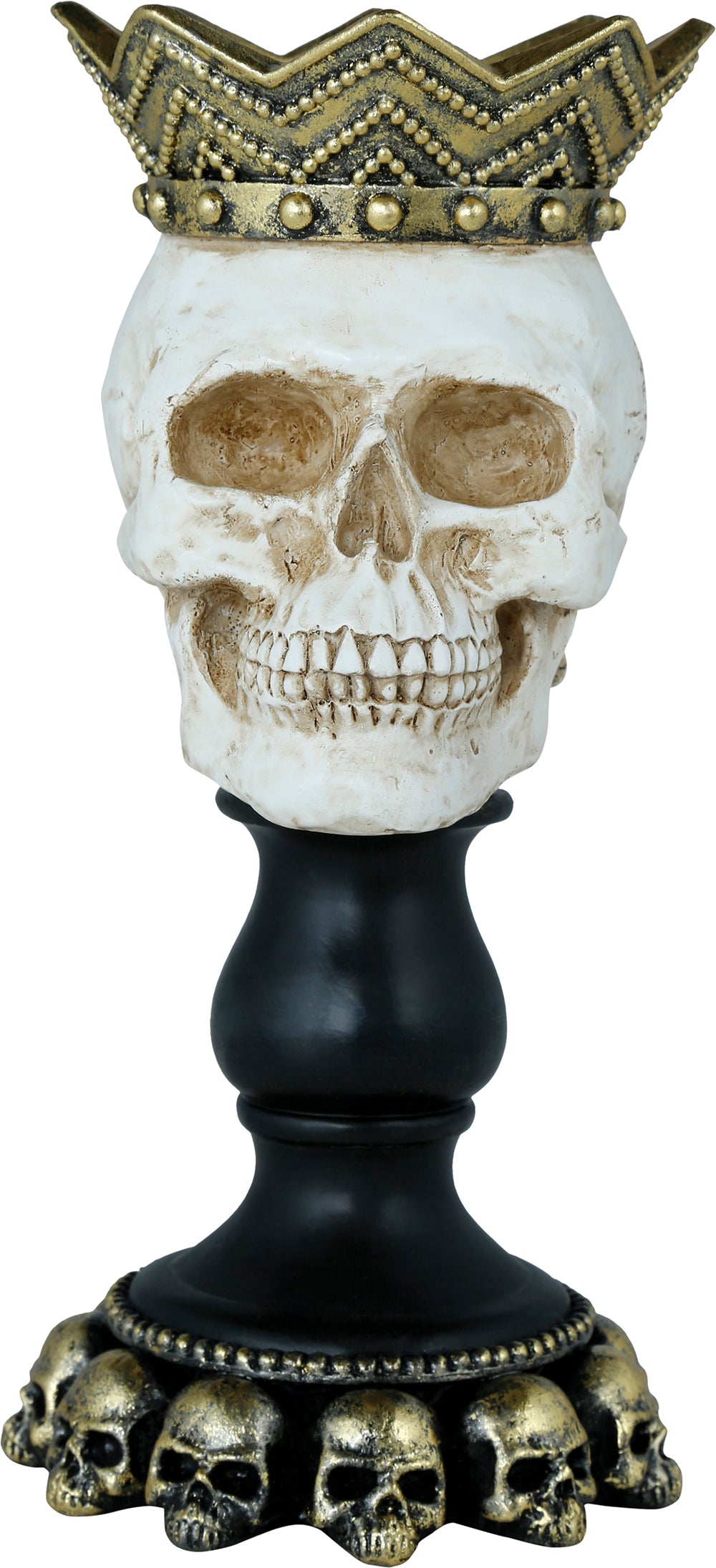 GP29085 – Skelett Kerzenhalter Halloween Dekoration – Farbe: Beige / Schwarz