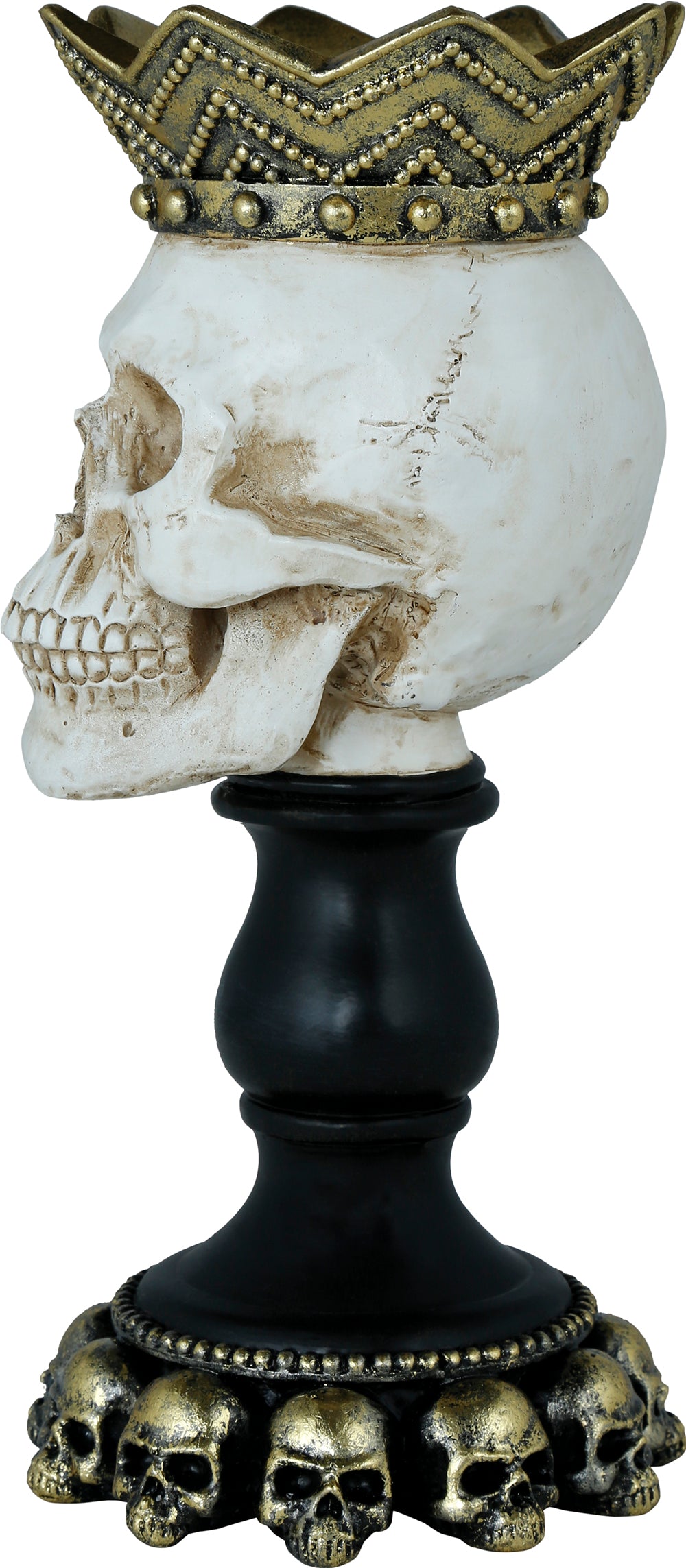 GP29085 – Skelett Kerzenhalter Halloween Dekoration – Farbe: Beige / Schwarz