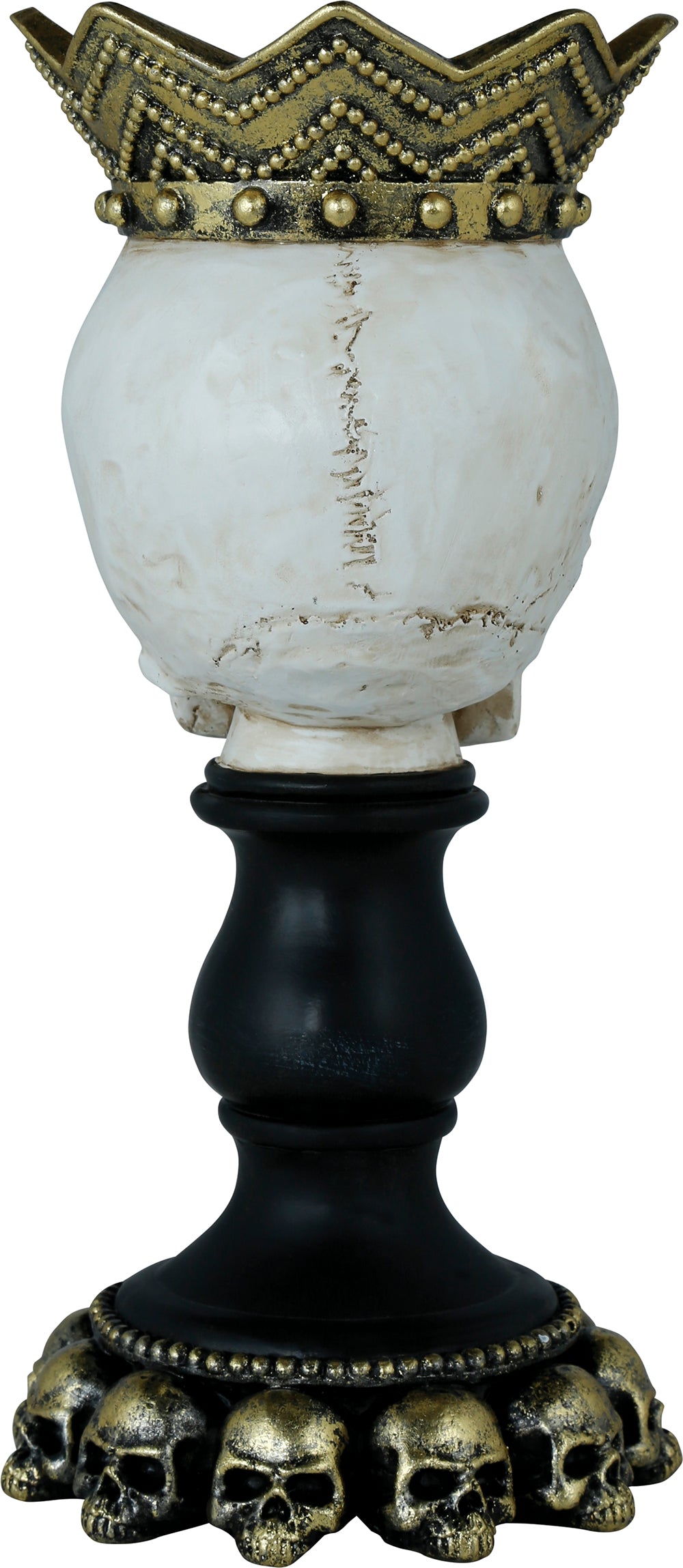 GP29085 – Skelett Kerzenhalter Halloween Dekoration – Farbe: Beige / Schwarz