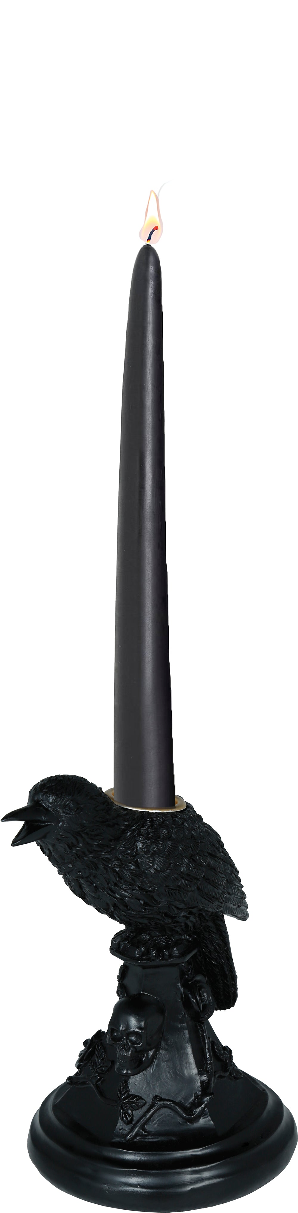 GP29087 – Tier Rabe Kerzenhalter Halloween – Farbe: Schwarz