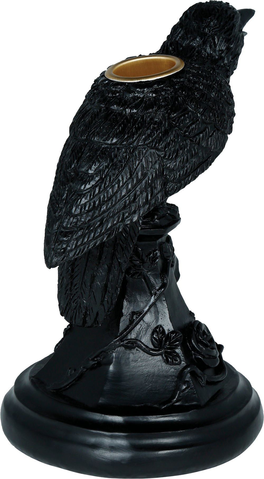 GP29087 – Tier Rabe Kerzenhalter Halloween – Farbe: Schwarz