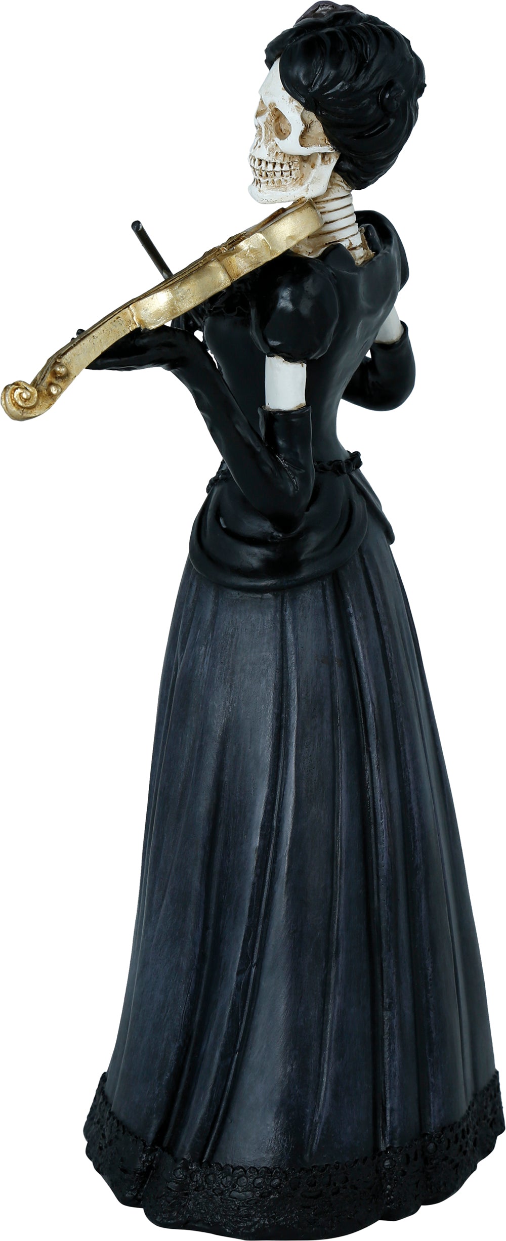 GP29089 – Skelett Geigerin Halloween Dekofigur – Farbe: Schwarz