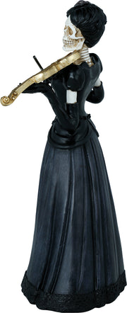 Skelett Geigerin Halloween Dekofigur, Bild 4