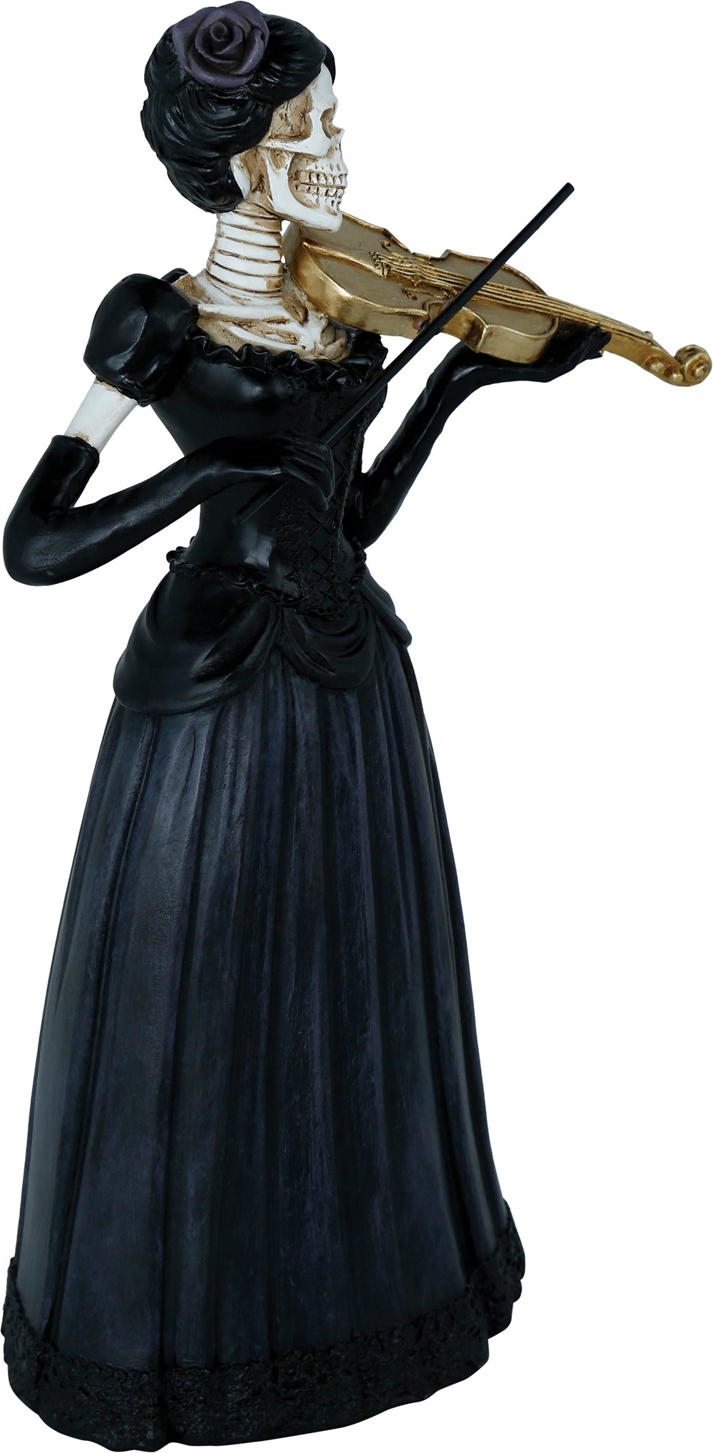 GP29089 – Skelett Geigerin Halloween Dekofigur – Farbe: Schwarz