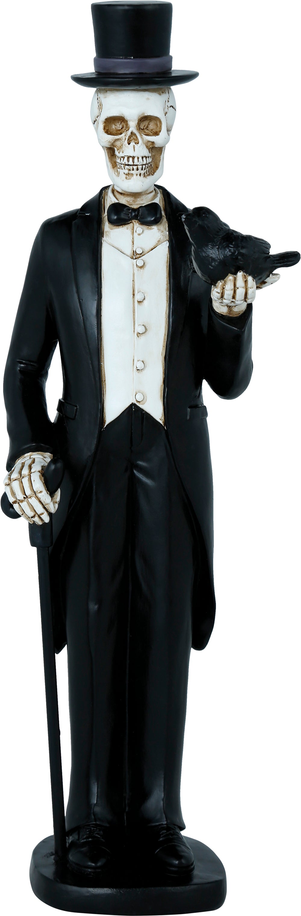 GP29090 – Skelett Gentleman Halloween Deko Figur – Farbe: Schwarz