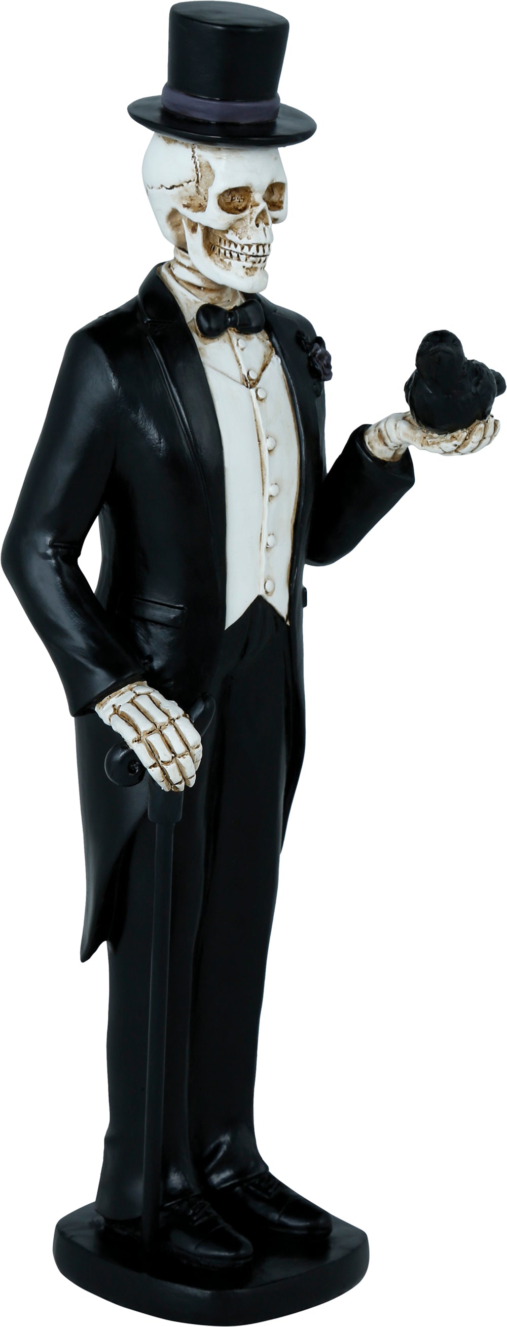 GP29090 – Skelett Gentleman Halloween Deko Figur – Farbe: Schwarz