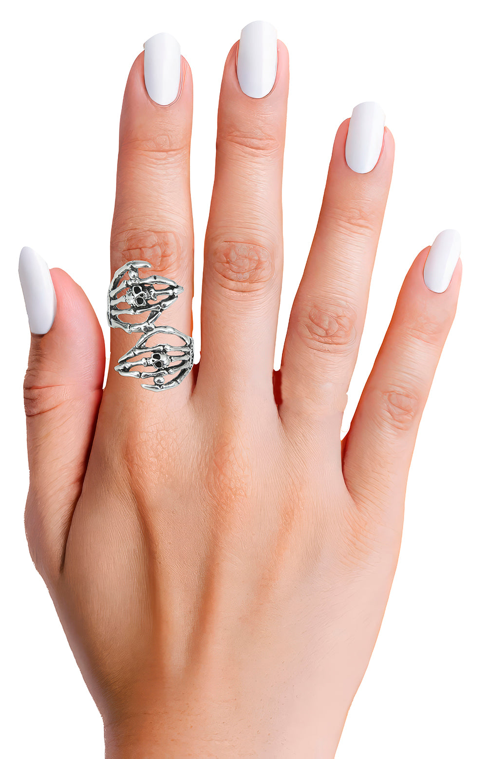 GP29100 – Skelett Grim Reaper Halloween Schmuck – Farbe: Silber