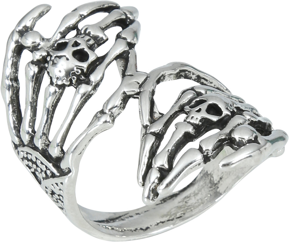 GP29100 – Skelett Grim Reaper Halloween Schmuck – Farbe: Silber