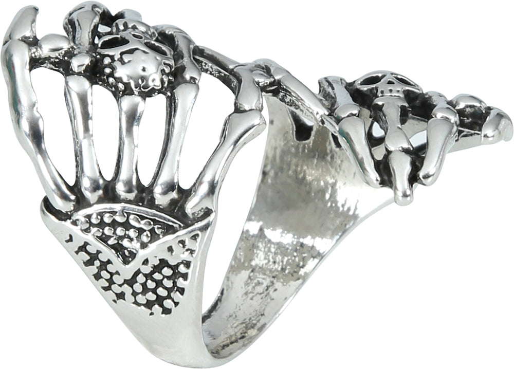 GP29100 – Skelett Grim Reaper Halloween Schmuck – Farbe: Silber