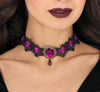 GP29103 – Prinzessin Halsband Lila Schmuck – Farbe: Schwarz