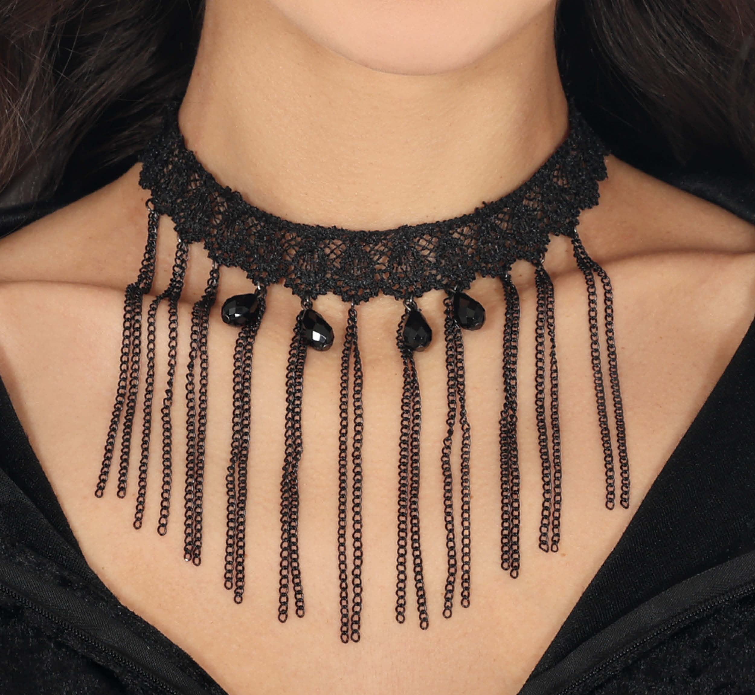 GP29109 – Prinzessin Gothic Halsband Schwarzes – Farbe: Schwarz