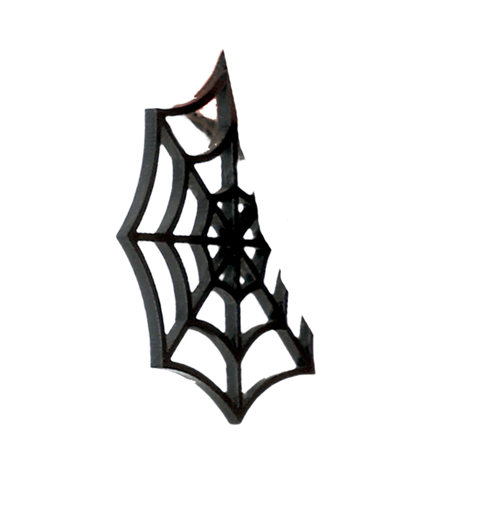 GP29111 – Halloween Spinnweben Ohrringe Gothic – Farbe: Schwarz