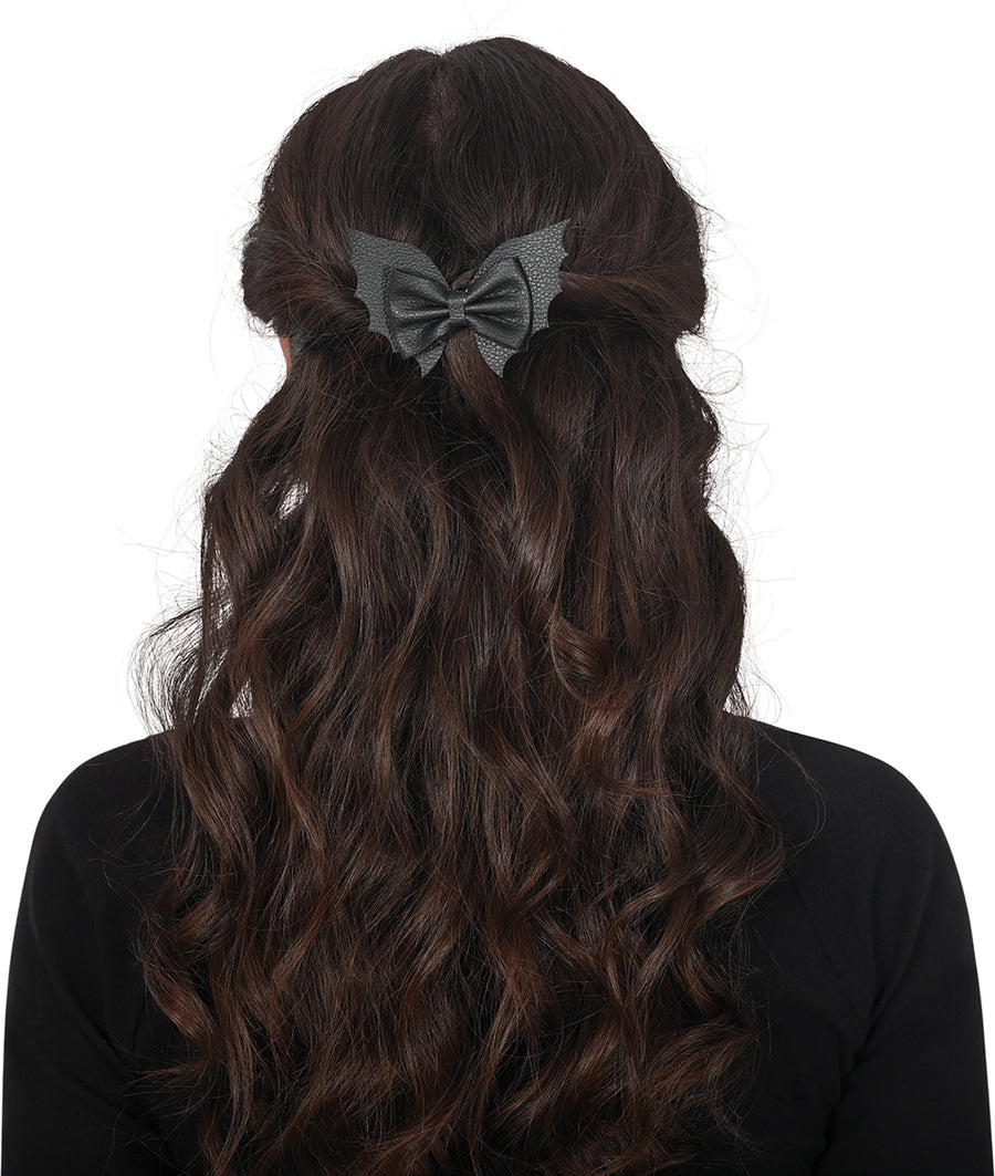 Fledermaus Haarclips für Damen 2er Set 6 und 9 cm