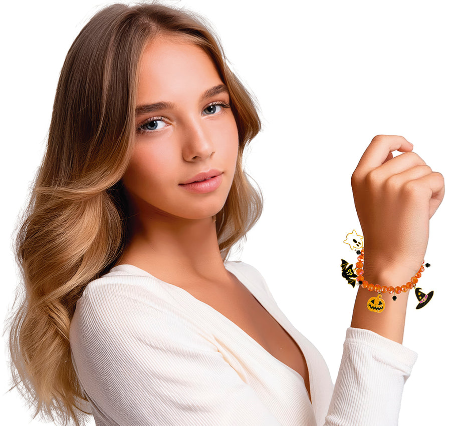 Halloween Bettelarmband für Erwachsene orange