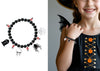 GP29120 – Halloween Armband Talisman Hexe Kürbis – Farbe: Schwarz