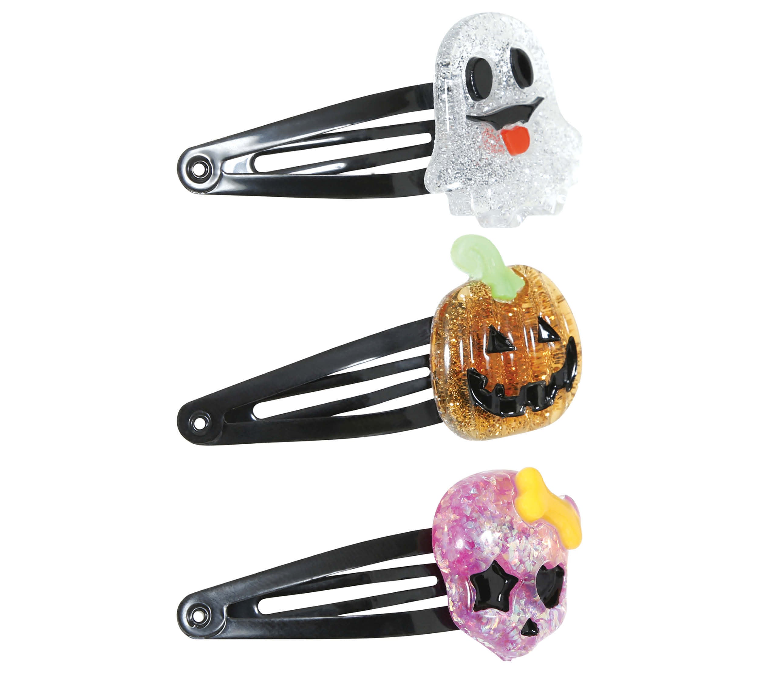 GP29128 – Halloween Haar Accessoire Set Kürbis Spukgeist – Farbe: Mehrfarbig