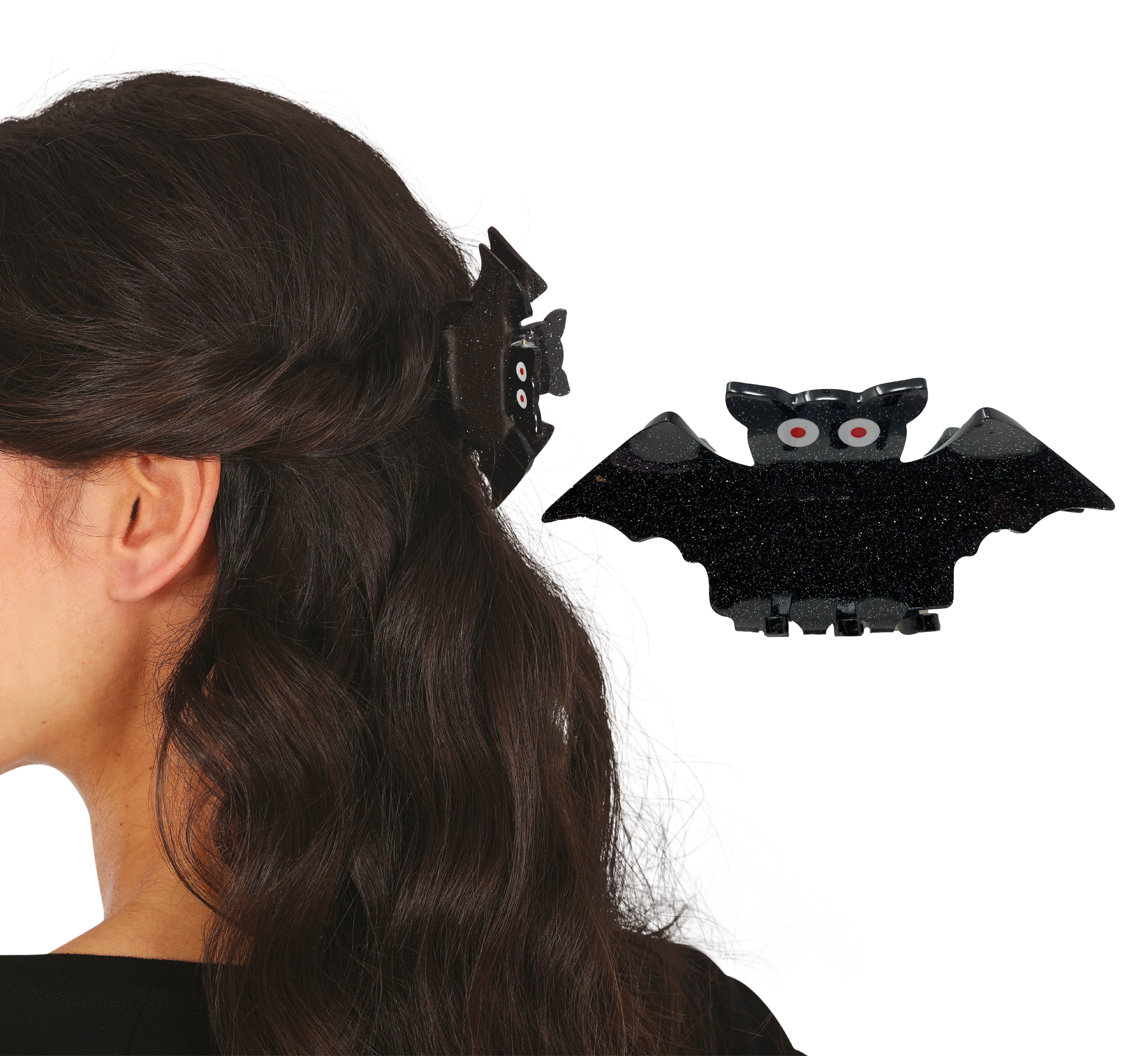 GP29135 – Halloween Fledermaus Haar Accessoire – Farbe: Schwarz