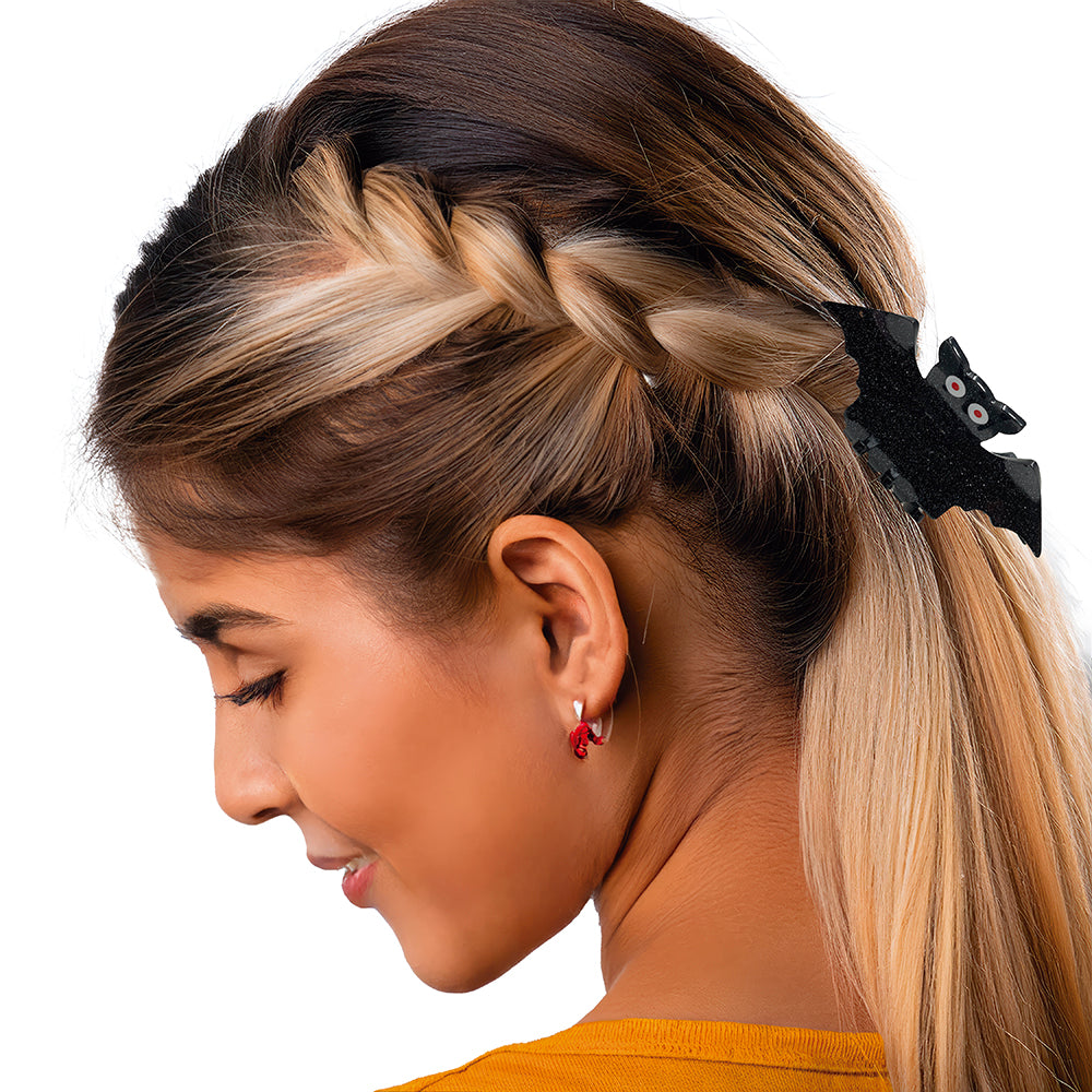 GP29135 – Halloween Fledermaus Haar Accessoire – Farbe: Schwarz