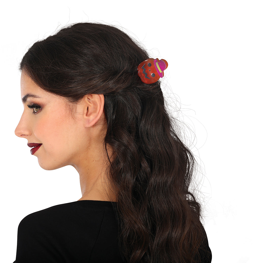 GP29136 – Halloween Haarklammer Set Haaraccessoire Hexe – Farbe: Mehrfarbig
