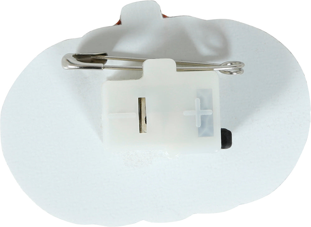 GP29153 – Halloween Kürbis Anstecker Gruselig – Farbe: Orange