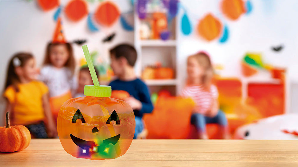 GP29155 – Halloween Kürbis Trinkbecher Horrorparty – Farbe: Orange