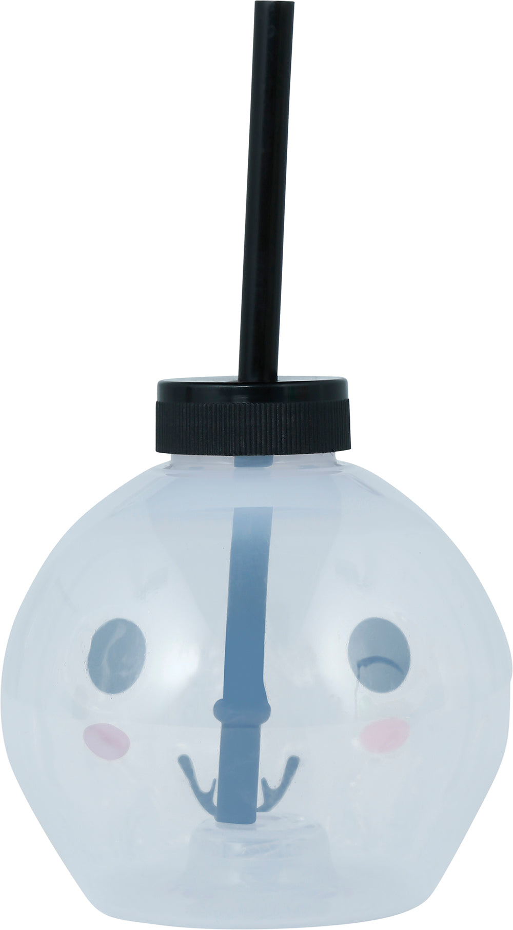 GP29157 – Skelett Becher Strohhalm Halloween Party – Farbe: Weiß