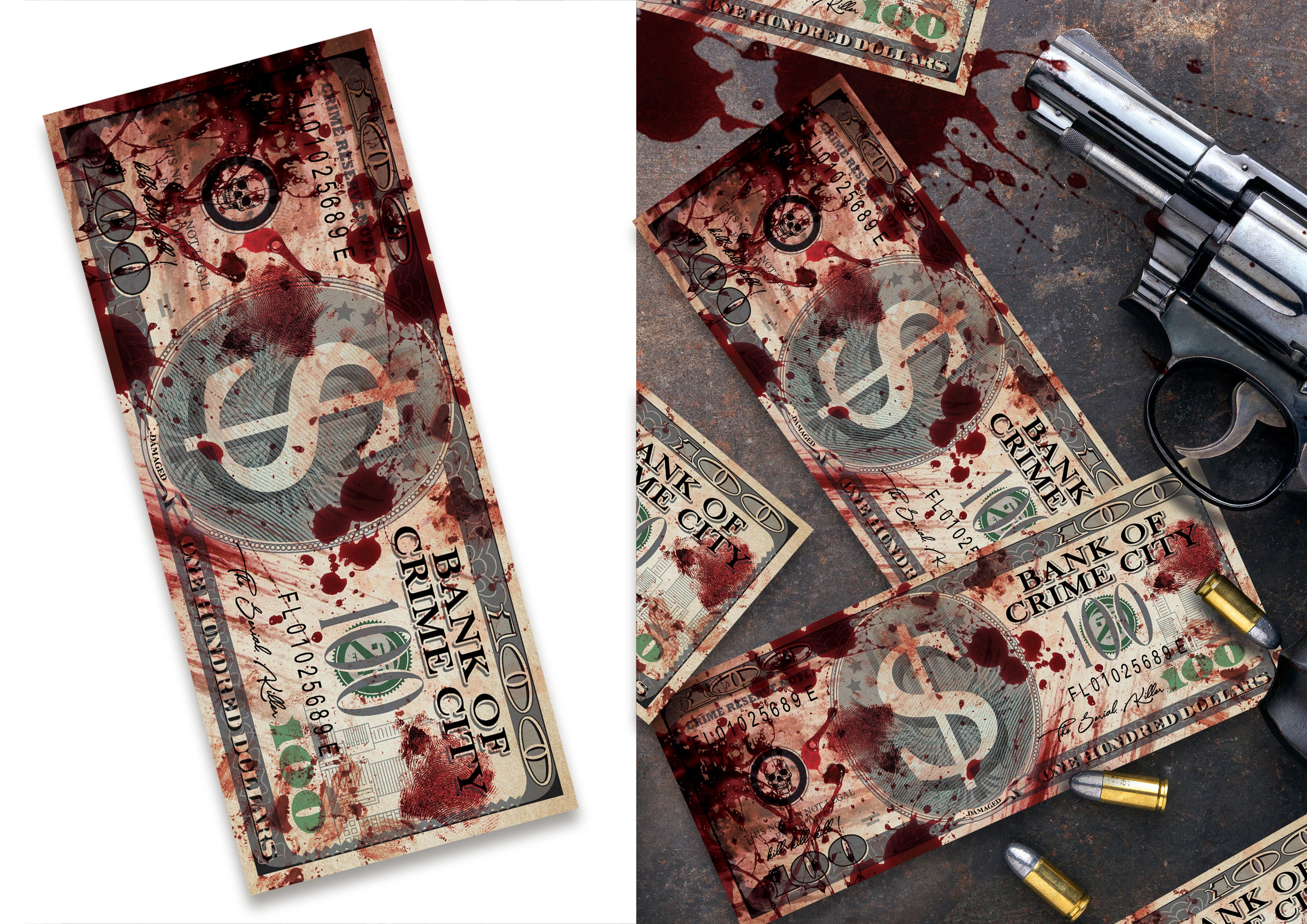 GP29178 – Diebe Halloween Gruselige Banknoten – Farbe: Mehrfarbig