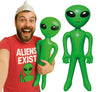 GP29181 – Halloween Alien Deko Außerirdische Figur – Farbe: GrÜn