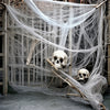 GP29188 – Halloween Spinnenweben Deko Geisterhaus – Farbe: Weiß