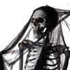 GP29189 – Halloween Spinnennetz Dekoration Unheimliche – Farbe: Schwarz