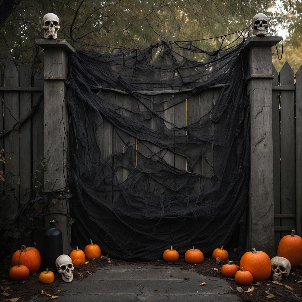 GP29189 – Halloween Spinnennetz Dekoration Unheimliche – Farbe: Schwarz