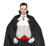 GP29193 – Vampir Amulett Halskette Halloween Rot – Farbe: Silber / Rot