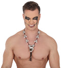 Skelett Halskette Halloween Accessoire