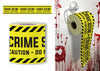 GP29210 – Halloween Tatort Toilettenpapier Lustiger – Farbe: Gelb / Schwarz