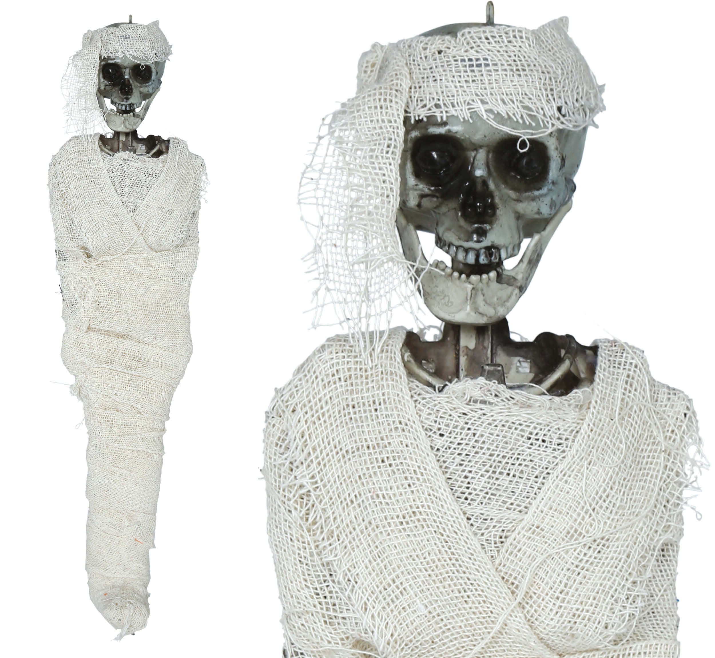 GP29211 – Skelett Halloween Mumie Hängedeko – Farbe: Beige